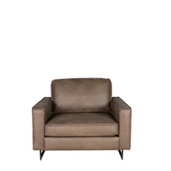Wohnen Sessel<Moderner Microfaser Sessel in Taupe - Xanna