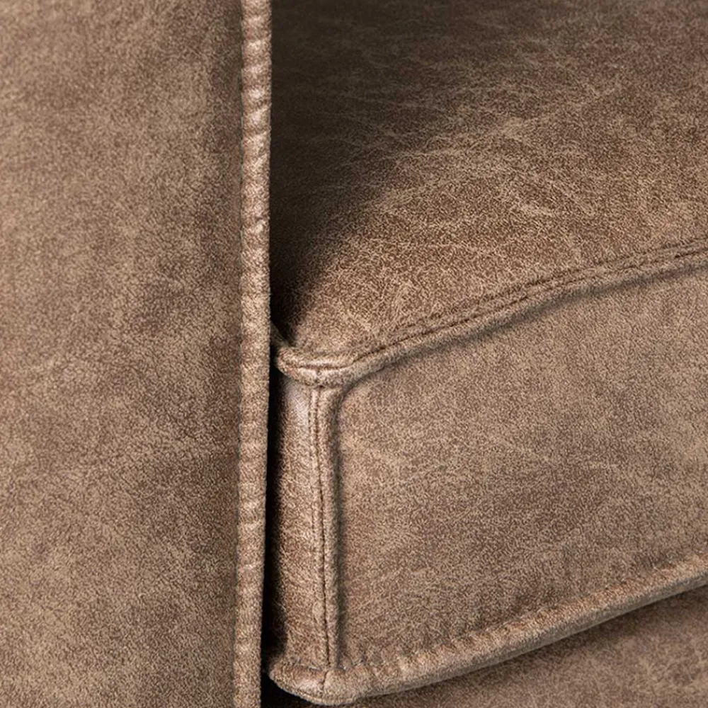 Wohnen Sessel<Moderner Microfaser Sessel in Taupe - Xanna