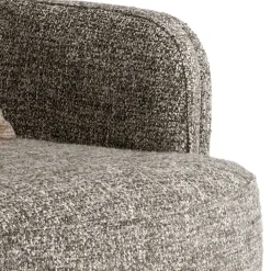 Wohnen Sessel<Moderner Ohrensessel in Beigegrau Boucle - Curemo