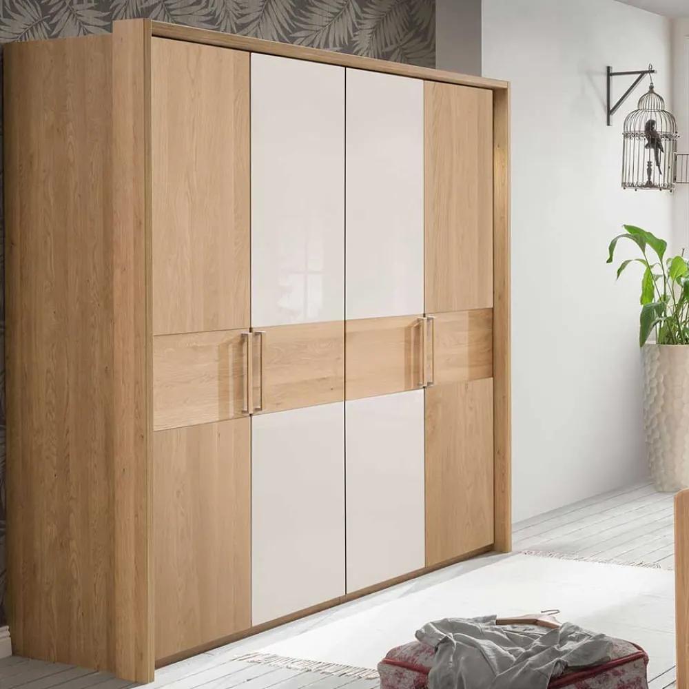 Wohnen Kleiderschränke<Moderner Schlafzimmer Kleiderschrank 200 cm - Emdsiva I