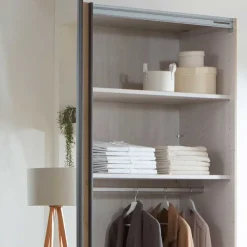 Wohnen Kleiderschränke<Moderner Schwebetürenschrank mit Spiegel - Ulapos
