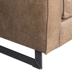 Wohnen Sessel<Moderner Sessel in Taupe Recyclingleder - Endik