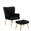 Wohnen Sessel<Moderner Sessel mit Hocker - Daylight (zweiteilig)