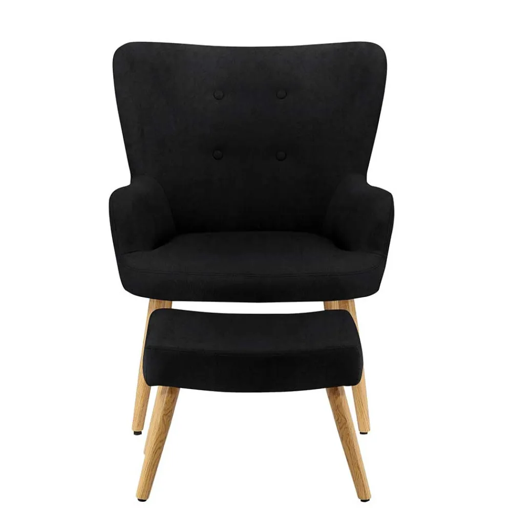 Wohnen Sessel<Moderner Sessel mit Hocker - Daylight (zweiteilig)
