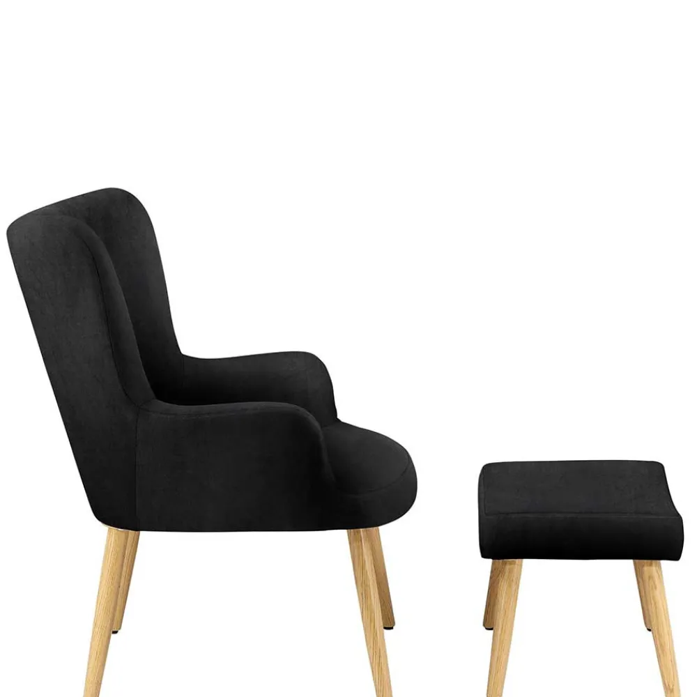 Wohnen Sessel<Moderner Sessel mit Hocker - Daylight (zweiteilig)