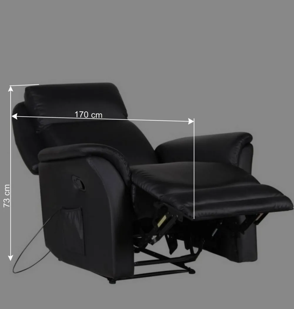 Wohnen Sessel<Moderner TV Massagesessel in Schwarz - Bogor