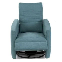 Wohnen Sessel<Moderner TV Sessel in Petrol Blau - Edoro