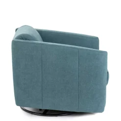 Wohnen Sessel<Moderner TV Sessel in Petrol Blau - Edoro