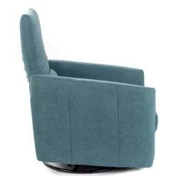 Wohnen Sessel<Moderner TV Sessel in Petrol Blau - Edoro