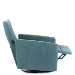 Wohnen Sessel<Moderner TV Sessel in Petrol Blau - Edoro