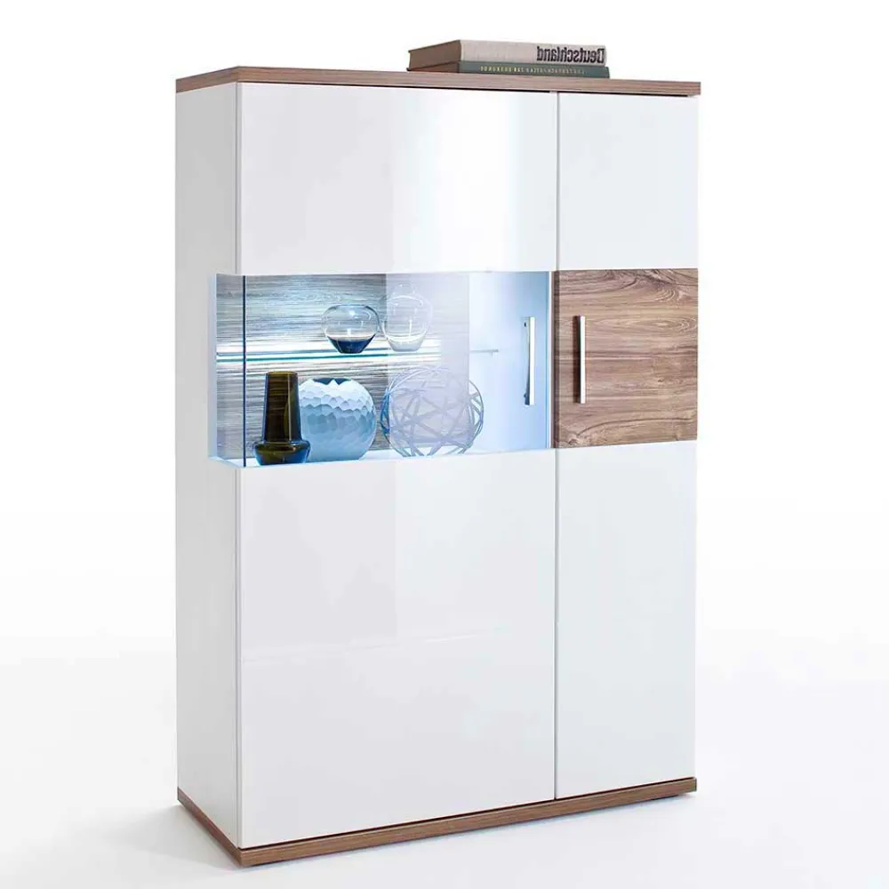 Wohnen Highboards<Modernes Highboard in Hochglanz - Icadro