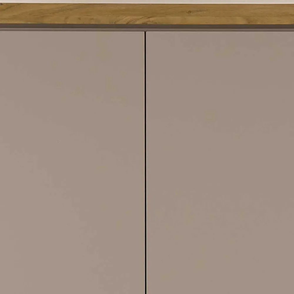Wohnen Highboards<Modernes Highboard in Taupe & Akazie - Anja