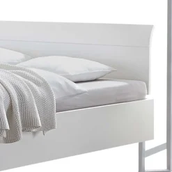 Wohnen Betten<Modernes Himmelbett in Weiß - River