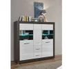 Wohnen Highboards<Modernes Hochglanz Highboard in Weiß - Istensa
