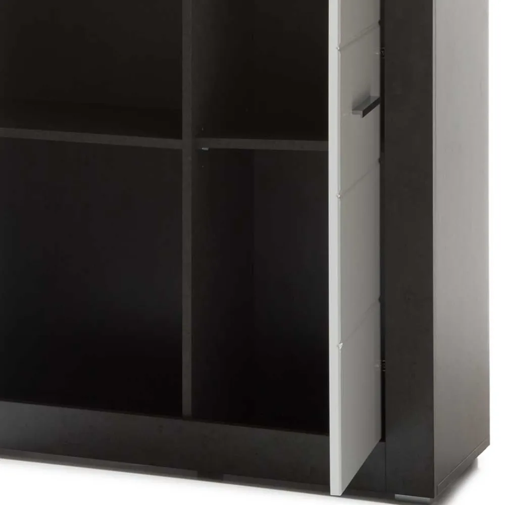 Wohnen Highboards<Modernes Hochglanz Highboard mit 2 Türen - Istensa I