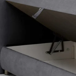 Wohnen Betten<Modernes Stauraum-Boxspringbett in Anthrazit - Zavagossa