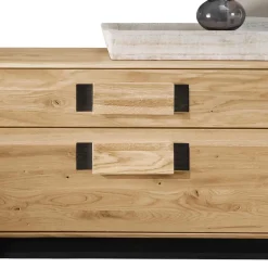 Wohnen Tv & Hifi-Möbel|Lowboards<Modernes TV Board aus Eiche & Wildeiche - Xeddos