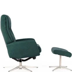 Wohnen Sessel<Modernes TV Sessel Set mit Fußhocker - Trapani (zweiteilig)
