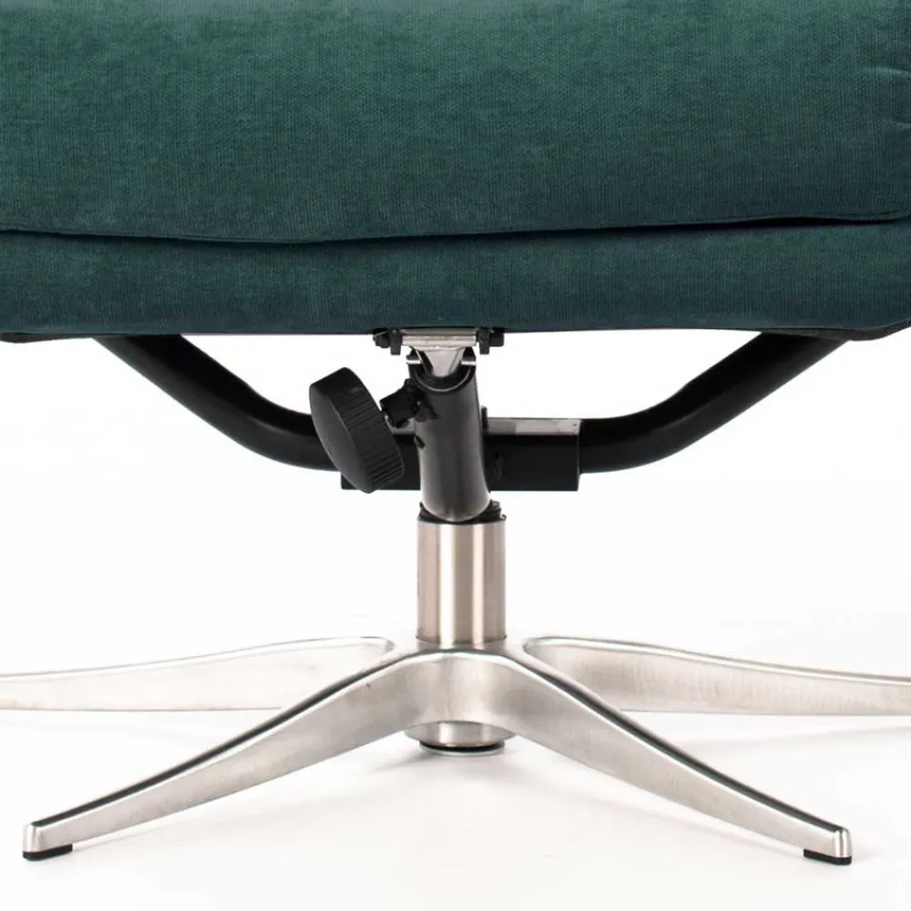 Wohnen Sessel<Modernes TV Sessel Set mit Fußhocker - Trapani (zweiteilig)