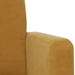 Wohnen Sessel<Modern-kantiger Sessel in Gelb und Buche - Crasting