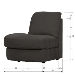Wohnen Sofas<Modulsofa Abschluss-Element links gerundet - Jilatov