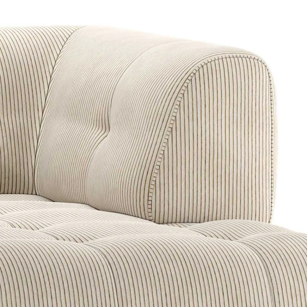 Wohnen Sofas<Modulsofa Ecke aus Cord Beige - Gabor