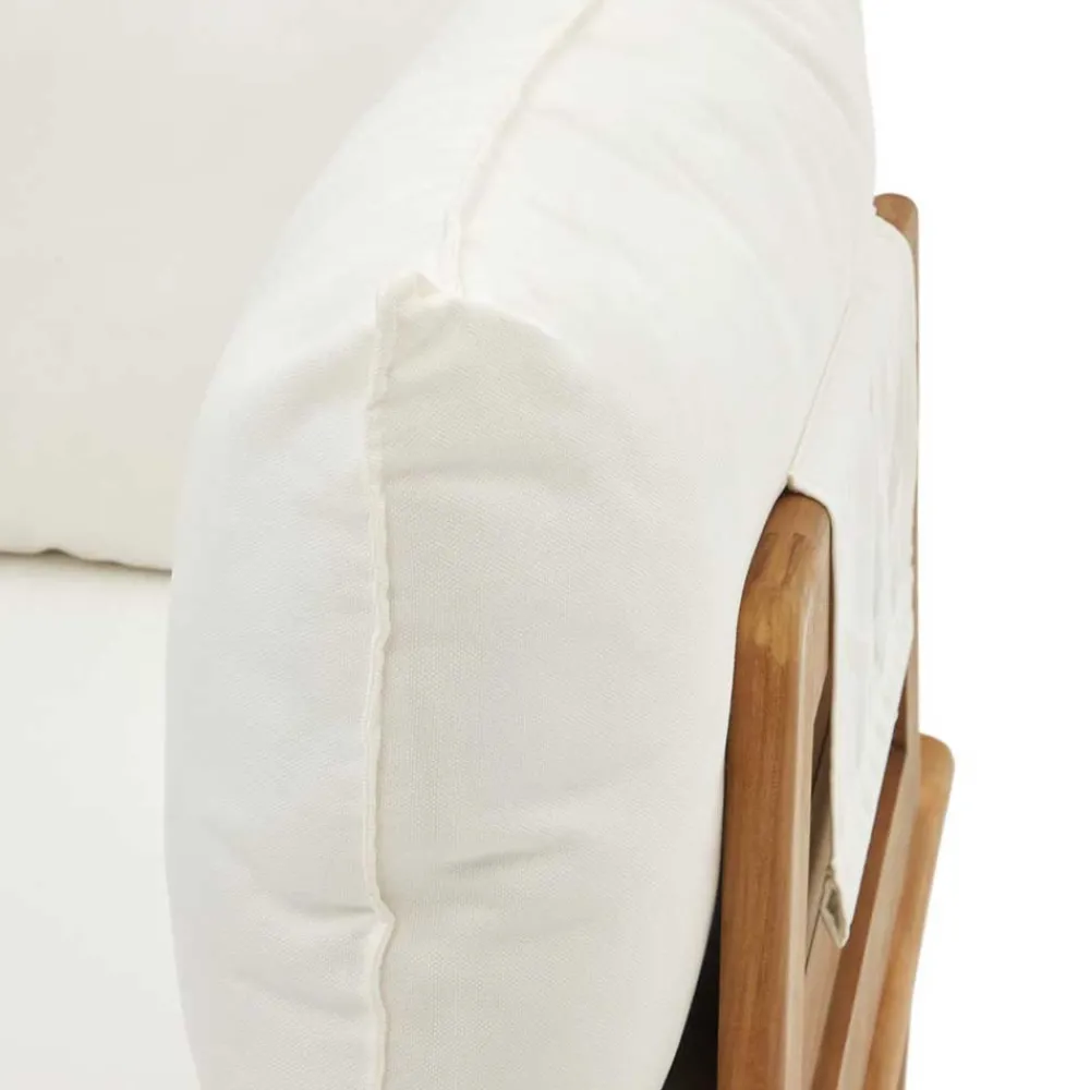 Wohnen Sofas<Modulsofa Eckelement aus Teak Massivholz - Palm