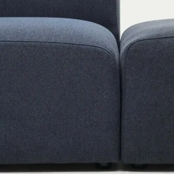 Wohnen Sofas<Modulsofa 3-Sitzer mit Armlehne in Dunkelblau - Fouzi
