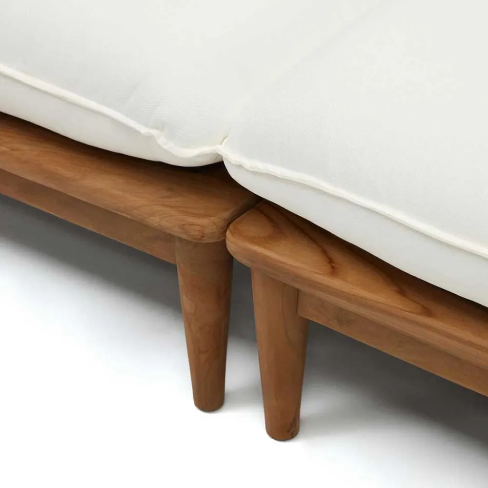 Wohnen Sofas<Modulsofa Teak aus zwei Elementen - Palm