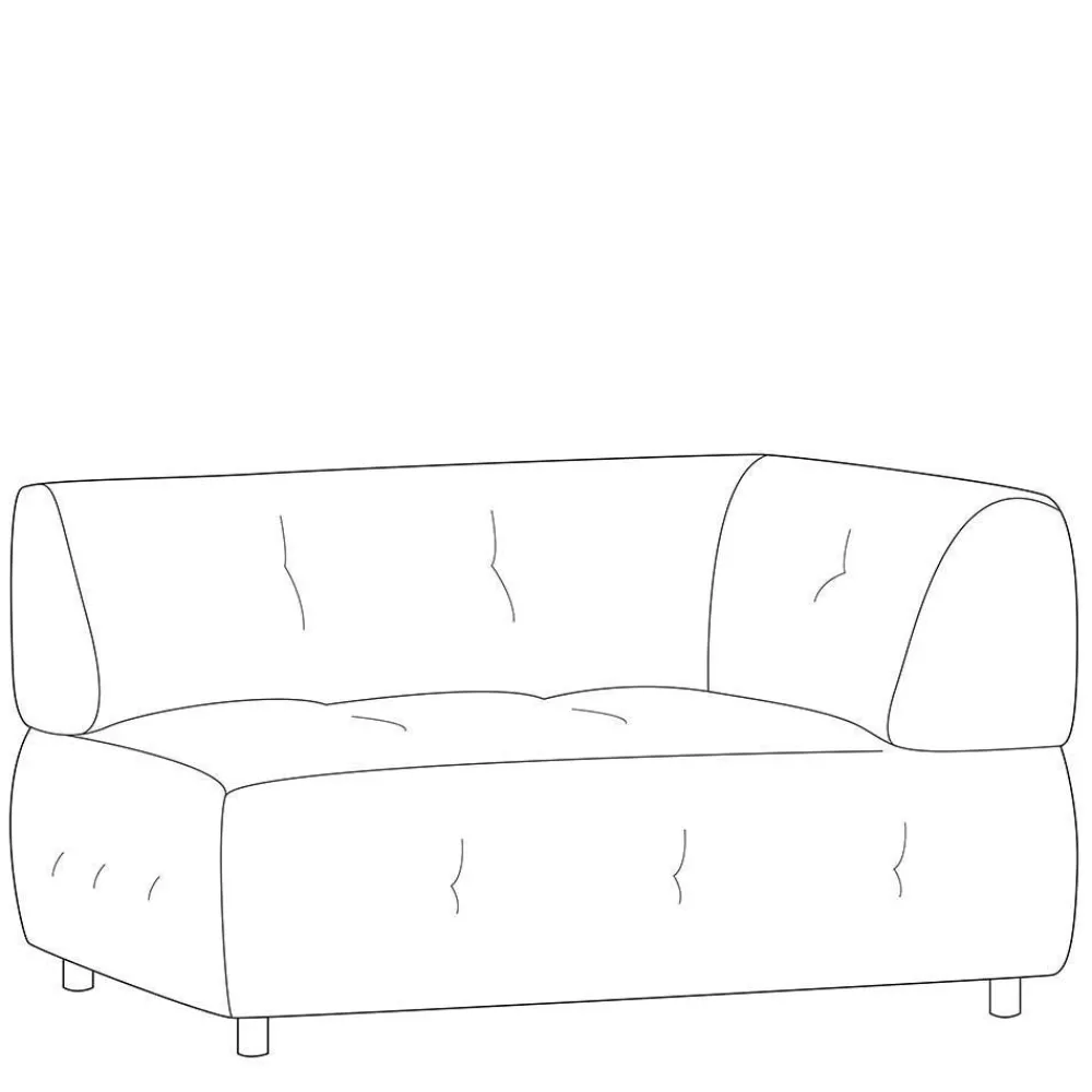 Wohnen Sofas<Modul-Wohnlandschaft Eckteil in Mauve - Grove