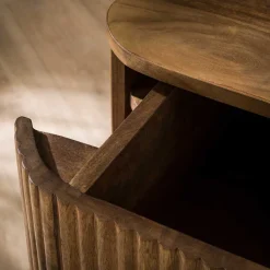 Wohnen Kommoden<Nachtkonsole für die Wandmontage aus Massivholz - Izunamy
