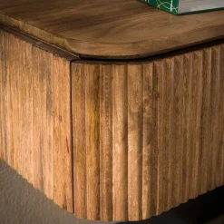 Wohnen Kommoden<Nachtkonsole für die Wandmontage aus Massivholz - Izunamy