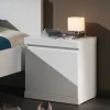 Wohnen Kommoden<Nachtkonsole Raven in Weiß