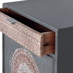 Wohnen Kommoden<Nachtschrank - dekorativ mit Mandala - Mesusco