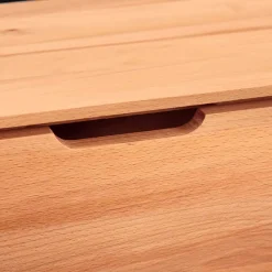 Wohnen Tv & Hifi-Möbel|Lowboards<Naturholz TV Element mit 3 Schubladen - Junola