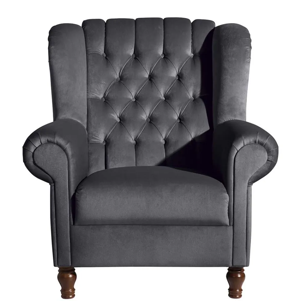 Wohnen Sessel<Ohrenbackensessel im Chesterfield Style - Troyes