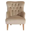 Wohnen Sessel<Ohrenbackensessel in Beige - Blacer