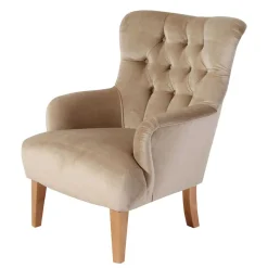 Wohnen Sessel<Ohrenbackensessel in Beige - Blacer