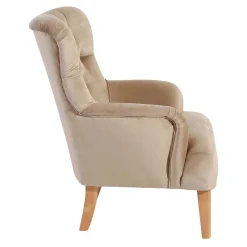 Wohnen Sessel<Ohrenbackensessel in Beige - Blacer
