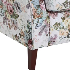 Wohnen Sessel<Ohrensessel mit Blumen im Landhausstil - Masure