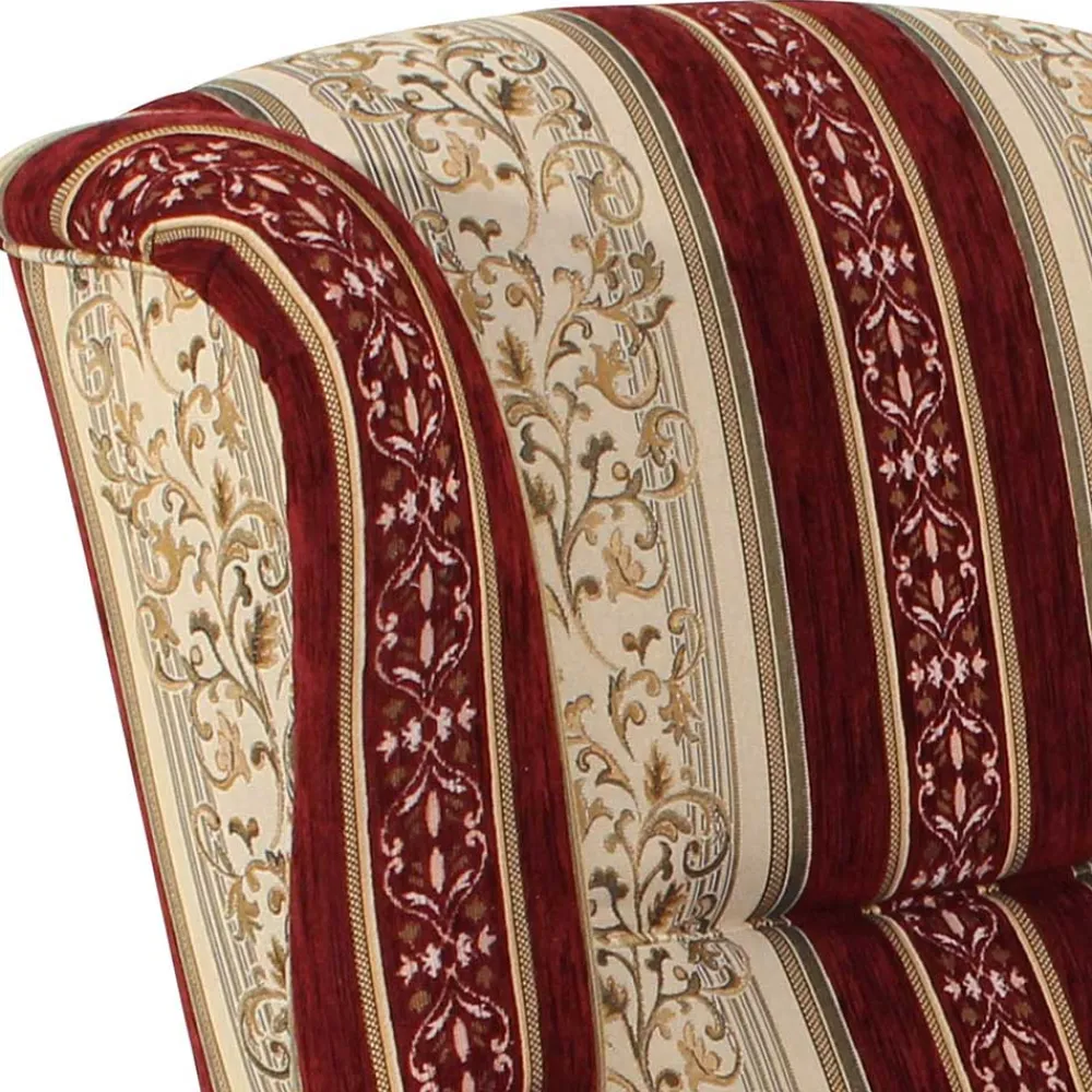 Wohnen Sessel<Ohrensessel mit Streifen und Ornamenten - Basento