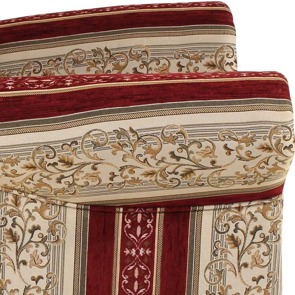 Wohnen Sessel<Ohrensessel mit Streifen und Ornamenten - Basento