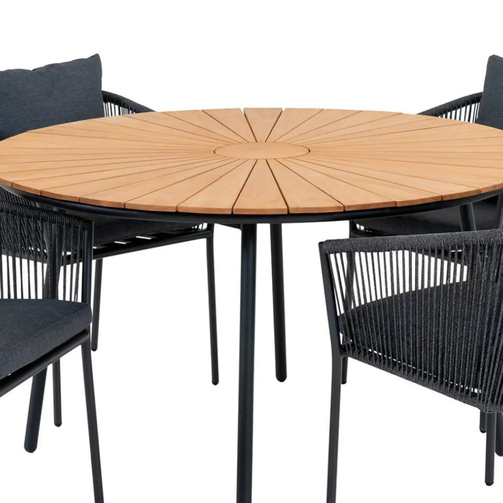 Wohnen Sitzgruppe<Outdoor Essgruppe im modernen Stil - Farmer (fünfteilig)