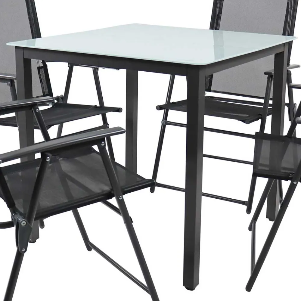 Wohnen Sitzgruppe<Outdoor Tisch und Stühle Set - Conceppa (fünfteilig)
