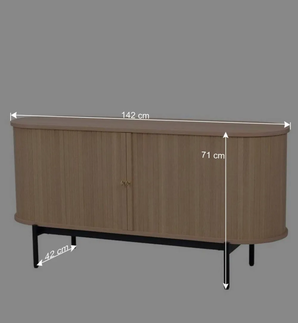 Wohnen Sideboards<Ovale Kommode im Skandi Design - Troyes