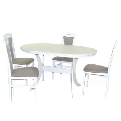 Wohnen Sitzgruppe<Ovale Sitzgruppe klassisch - Langos (fünfteilig)