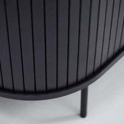 Wohnen Lowboards<Ovaler TV Unterschrank mit zwei Schiebetüren - Venutura