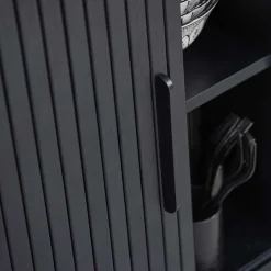 Wohnen Highboards<Ovales Highboard mit Schiebetüren - Venutura