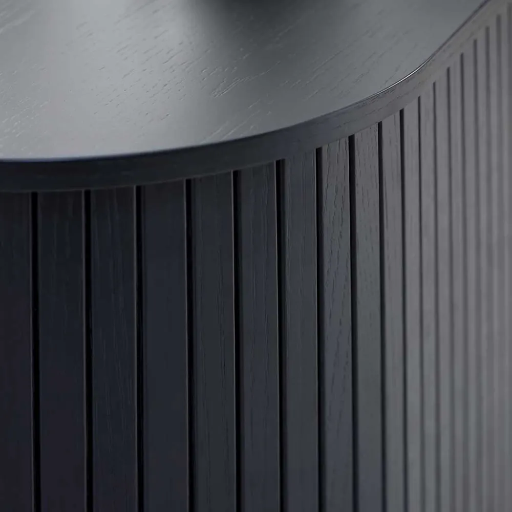 Wohnen Highboards<Ovales Highboard mit Schiebetüren - Venutura