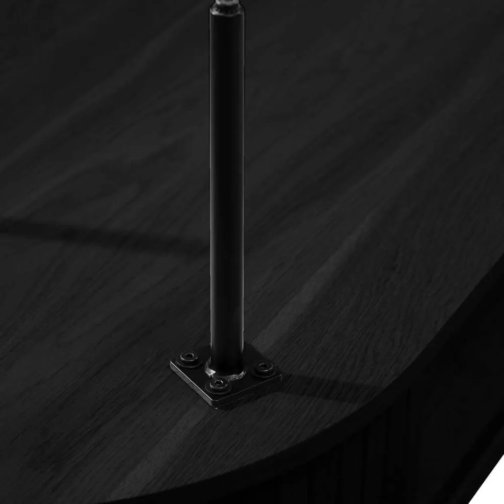 Wohnen Highboards<Ovales Highboard mit Schiebetüren - Venutura